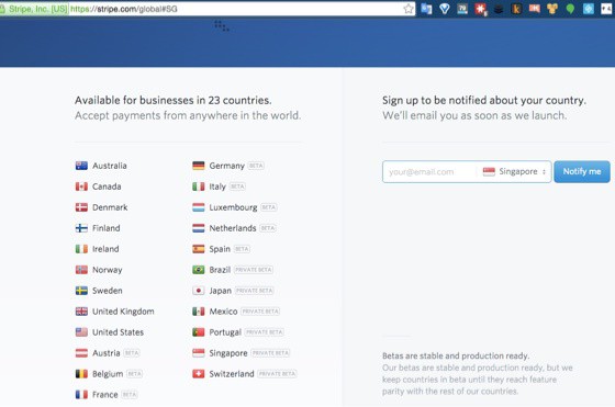 stripe now in singapore